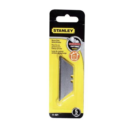 Stanley 1992 Heavy-Duty Utility Knife Replacement Blades Pack of 5