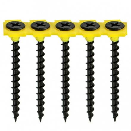 TIMCO Collated Drywall Screw Coarse Thread Black 3.5 x 55mm (Box 1000)