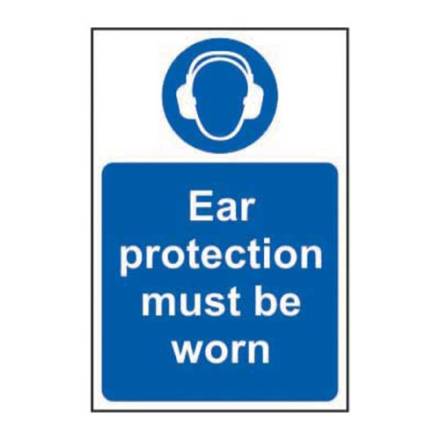 Centurion Hardware Wear Ear Protectors Mandatory Safety Sign
