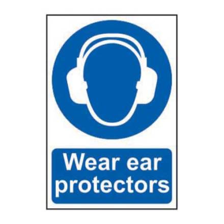 Centurion Hardware Wear Ear Protectors Mandatory Safety Sign