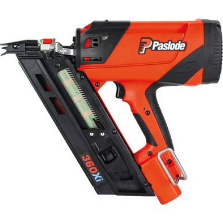 Paslode 360Xi 7.4V Cordless Lithium Gas First Fix Framing Nailer 50-90mm