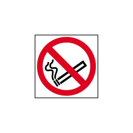 Centurion No Smoking Symbol Sign Self-Adhesive Vinyl 100mm x 100mm Pack of 10