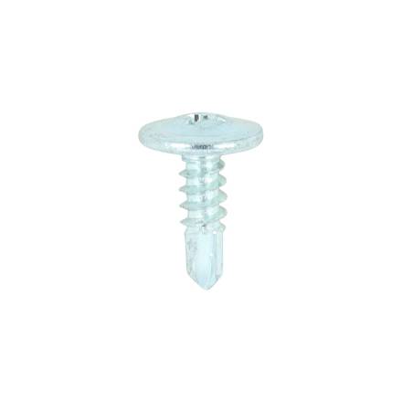 TIMCO Metal Construction Self-Drilling Wafer Head Screw BZP 4.2 x 13mm (Box of 1000)