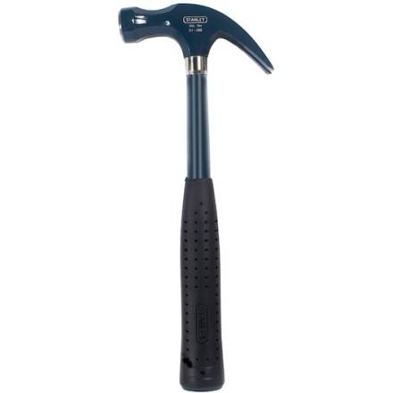 Stanley Blue Strike 450g (16oz) Curve-Claw Tubular Steel Hammer