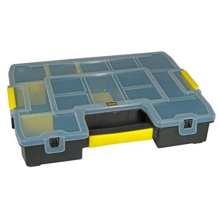 Stanley Sortmaster Junior Organiser 14-Compartment Stackable Storage Box