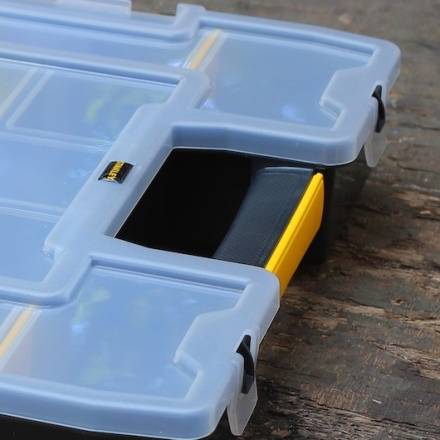 Stanley Sortmaster Junior Organiser 14-Compartment Stackable Storage Box