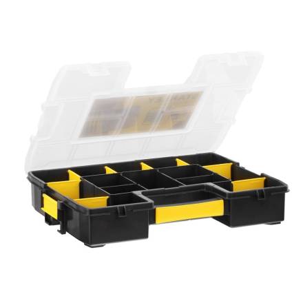 Stanley Sortmaster Junior Organiser 14-Compartment Stackable Storage Box