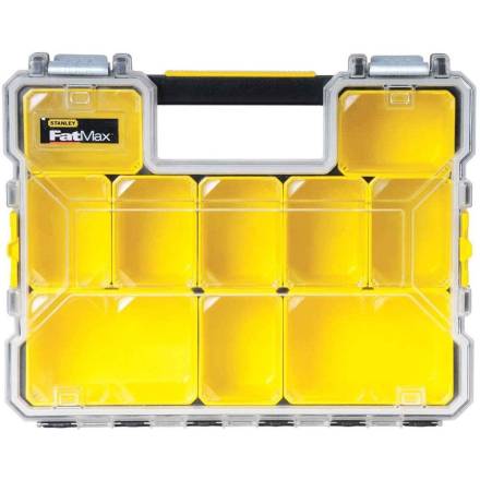 Stanley FatMax Deep Professional Organiser 10-Compartment 450 x 360 x 100mm