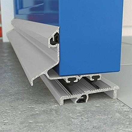 Exitex CTB Continuous Threshold Bar 1220mm Satin Anodised Aluminium Weatherbar