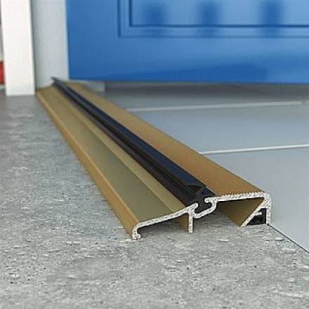 Exitex Weatherten Lowline Threshold Bar 1829mm Satin Anodised Aluminium