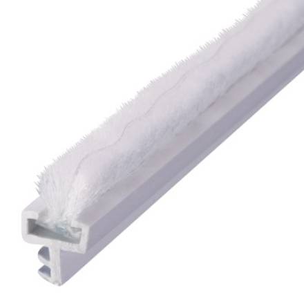 Exitex 6.5mm Pile and Carrier Draught Seal - White