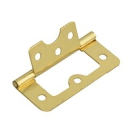 A Perry No. 104 Hurl Hinge 4" Electro Brass - Pair