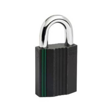 Assa Abloy P2641 Padlock Body - Extruded Brass, Black Chrome Plated