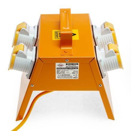 Connexion 4 Way 110V Splitter Box 4 x 16A Sockets 5m 1.5mm Cable