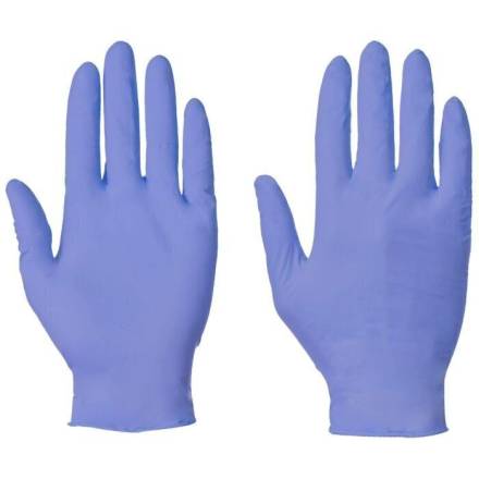 Supertouch Blue Nitrile Disposable Gloves Large - Pack of 100
