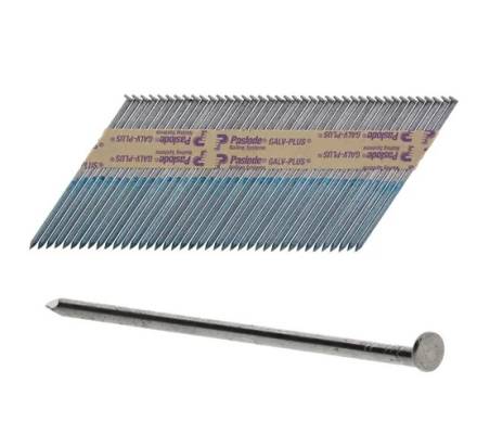 Paslode 141070 3.1 x 90mm Smooth Shank Galv Plus Framing Nails and Fuel Pack (2200)