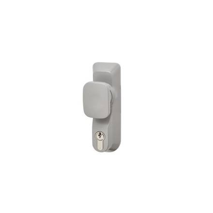 Briton 1413E/KE/SE Knob Operated Outside Access Device - Silver