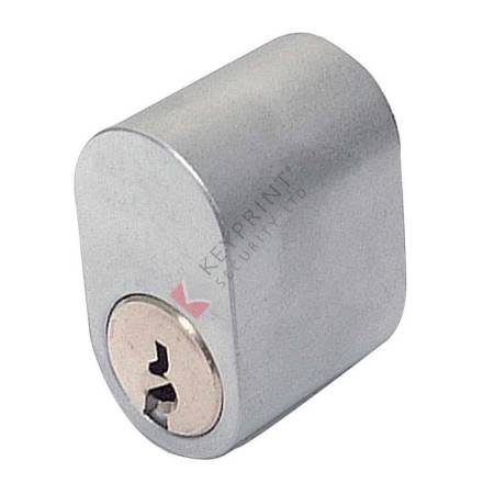 Assa Abloy R501 5-Pin Scandinavian Oval Single Cylinder (Outside) Satin Chrome 25mm