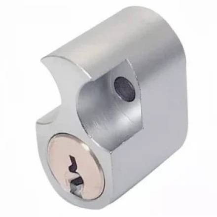 Assa Abloy R501 5-Pin Scandinavian Oval Single Cylinder (Outside) Satin Chrome 25mm
