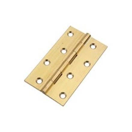 Frisco Solid Drawn Brass Butt Hinge 5" x 3" (Pair)