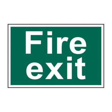 Centurion Hardware 1502 Fire Exit Safety Sign
