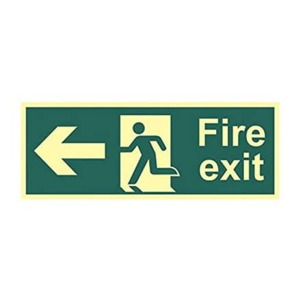 Centurion Hardware Fire Exit Running Man Left Hand Sign