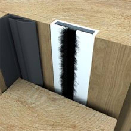 Norseal Pyroplex Fire and Smoke Intumescent Strip 15mm x 4mm x 2.1m White