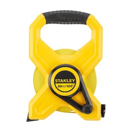 Stanley 30m/100ft Open Frame Fibreglass Long Tape Measure 2-34-791