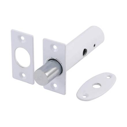 TIMCO Door Rack Bolts White 60mm TIMpac (Pack of 2)