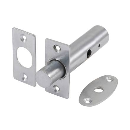 TIMCO Door Rack Bolts Satin Chrome 60mm - Pack of 2