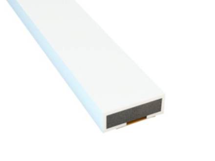 Norseal Pyroplex 20x4mm White Fire Only Intumescent Strip 2.1m