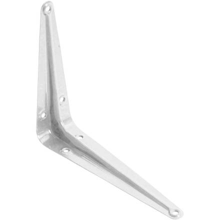 A Perry No.240 London Shelf Bracket 200mm x 150mm (8" x 6") White