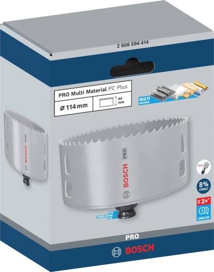 Bosch PRO Multi Material PC Plus Hole Saw 114mm