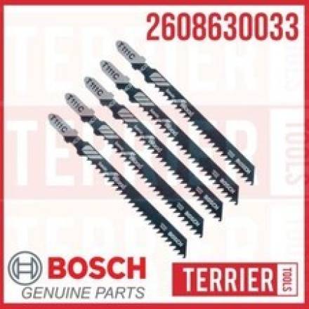 Bosch T111C Basic for Wood Jigsaw Blades 100mm HCS 5 Pack