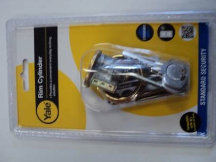 Assa Abloy Yale P1109 Replacement Rim Cylinder - Polished Brass