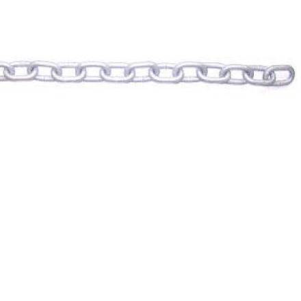 A Perry No.300 Straight Link Side Welded Chain 3.0mm x 21mm BZP Per Metre