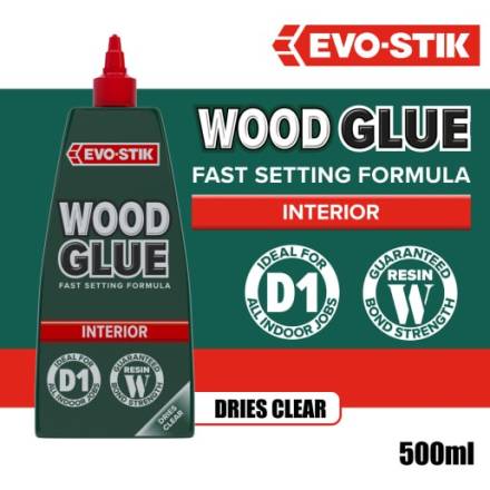 Evo-Stik Resin W Extra Fast Interior Wood Adhesive 500ml