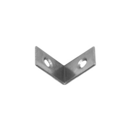 A Perry No.320 Corner Brace 25mm Satin Chrome