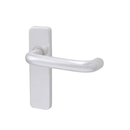 Frisco Satin Anodised Aluminium Long Return to Door Latch Furniture