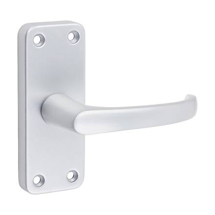 Frisco Satin Anodised Aluminium Long Return to Door Latch Furniture