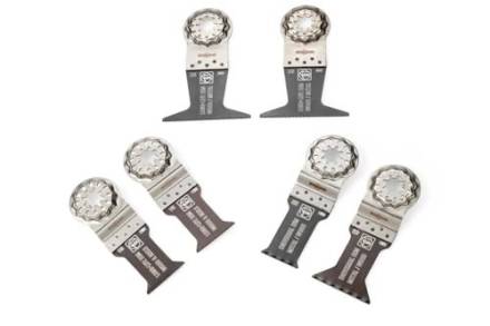 FEIN Best of E-Cut Starlock Wood and Metal Oscillating Blade Set 6 Piece