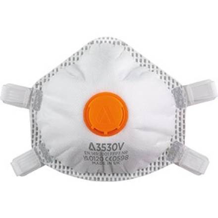 Alpha Solway 3530V Valved FFP3 Disposable Dust Mask - Pack of 5