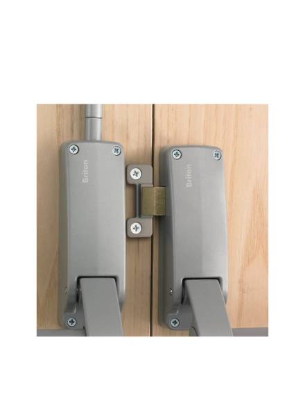 Briton 377.R.SE Push Bar Panic Exit Double Door Set - Site Reversible