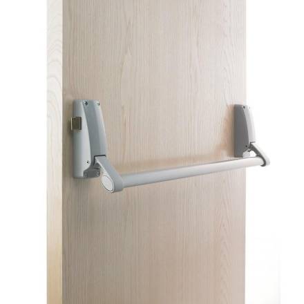 Briton 378.R.SE Reversible Rim Panic Latch - Single Point, Silver