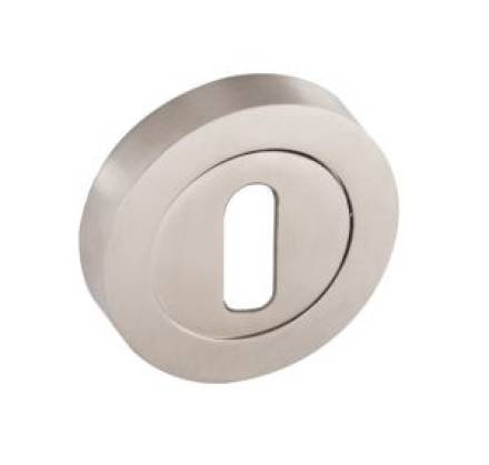 Frisco Euro Profile Lock Escutcheon Satin Anodised Aluminium 52x8mm