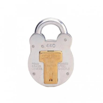 Squire 440 Old English 51mm Galvanised Steel 4-Lever Padlock