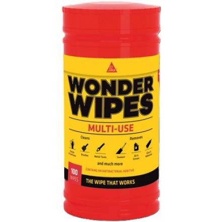 Sika Everbuild Multi-Purpose Wonder Wipes Antibacterial Tub of 100