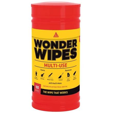 Sika Everbuild Multi-Purpose Wonder Wipes Antibacterial Tub of 100
