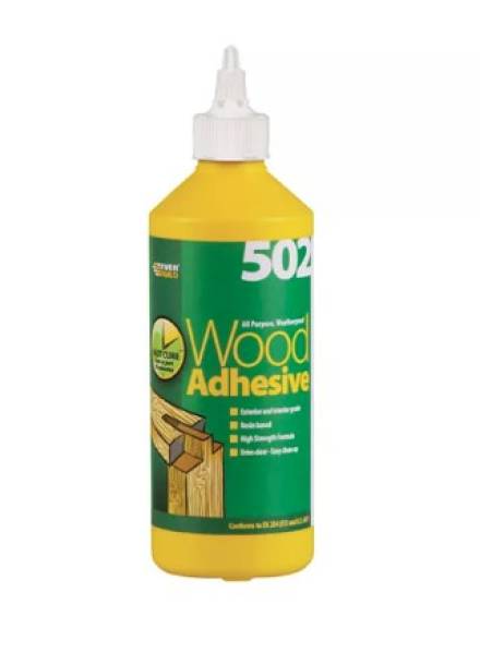 Sika Everbuild 502 All Purpose Weatherproof Wood Adhesive 1 Litre