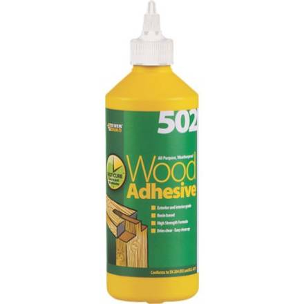 Sika Everbuild 502 All Purpose Weatherproof Wood Adhesive 1 Litre